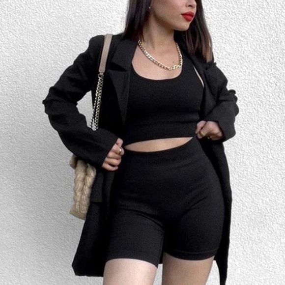 THE CLASSIC Black Blazer Jacket - Picture 10 of 14